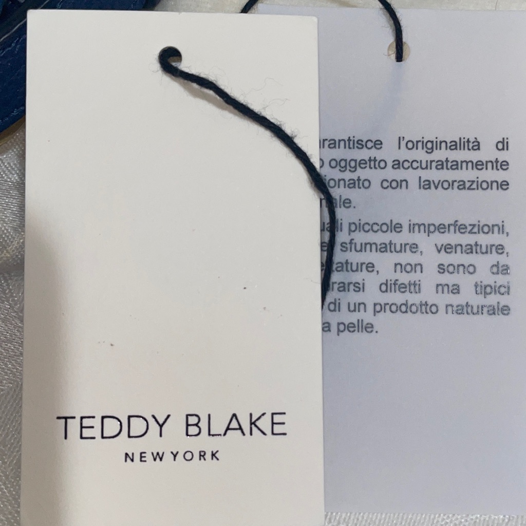 Teddy Blake Dark Navy Ava 9 Inch Leather Top-Handle Satchel — image 7 of 8